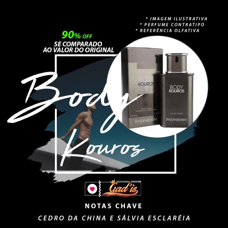 Perfume Similar Gad'is 17 Inspirado em Body Kouros Contratipo